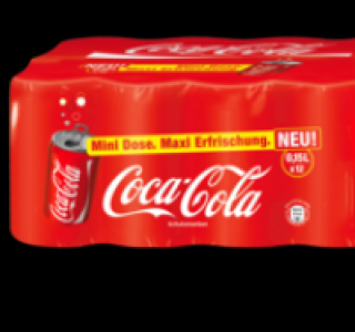 COCA-COLA Mini-Dose 12 x 0,15-Liter-Dose 3.49 €