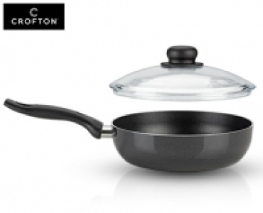 CROFTON®Bratpfanne mit Glasdeckel, Ø ca. 24 cm