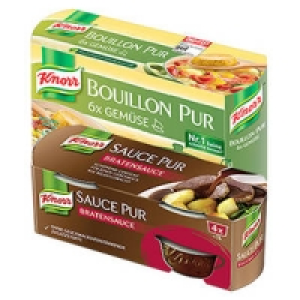Knorr Bouillon Pur oder Sauce Pur 1.49 €