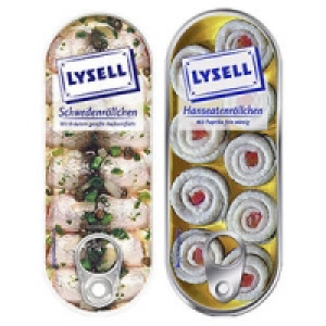 Lysell Gek&uuml;hlte Fischfeinkost Hanseaten- oder Schwedenr&ouml;llchen 1.79&nbsp;&euro;