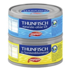Saupiquet Thunfisch in Sonnenblumenöl oder naturale 1.49 €