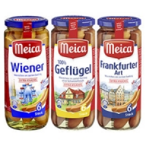 Meica Wiener, Frankfurter-Art oder Geflügel-Würstchen 1.99 €