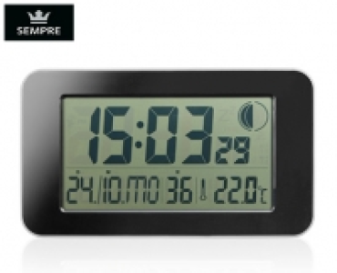 SEMPRE Funkwanduhr LCD
