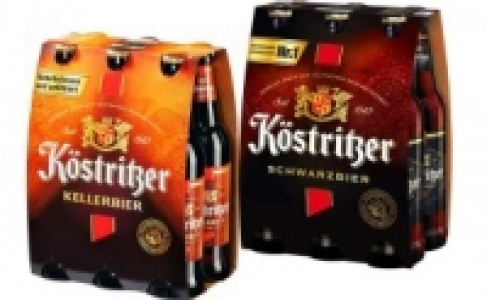 K&ouml;stritzer Schwarzbier oder Kellerbier 3.99&nbsp;&euro;