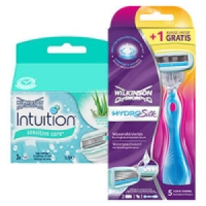 Wilkinson Hydro Silk Apparat oder Intuition Klingen