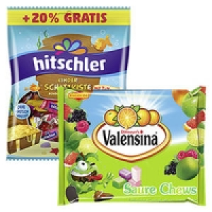 hitschler Kinder Schatzkiste + 20 % gratis oder Valensina Bonbon