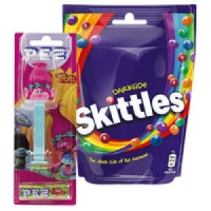 Skittles oder PEZ-Spender + 3 Stangen