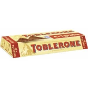 Toblerone 4 + 1 gratis