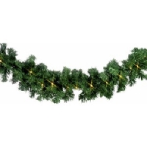 Weihnachtsgirlande mit Beleuchtung