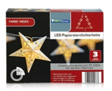 OECOLUX®LED-Papierstern­lichterkette