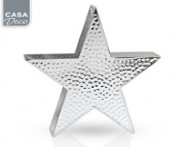 CASA Deco Hammerschlag-Metalldekoration