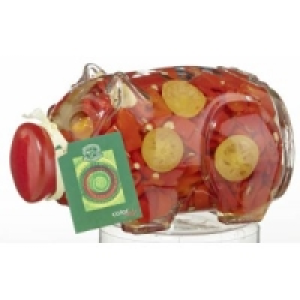 Horvaths Chili Dekorflasche Schwein