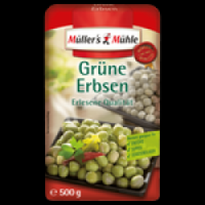 M&uuml;llers M&uuml;hle Gr&uuml;ne Erbsen oder Teller Linsen