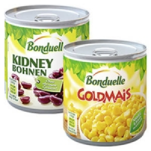 Bonduelle Goldmais oder Kidney Bohnen 0.89&nbsp;&euro;