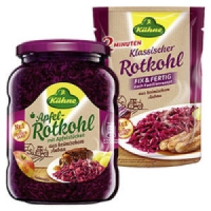 K&uuml;hne Apfel-Rotkohl oder Rotkohl fix & fertig 0.99&nbsp;&euro;