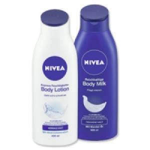 NIVEA Express Feuchtigkeits-Lotion oder Reichhaltige Body Milk