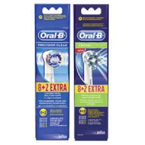 Oral-B Aufsteckbürsten 8 + 2 Extra 18.99 €