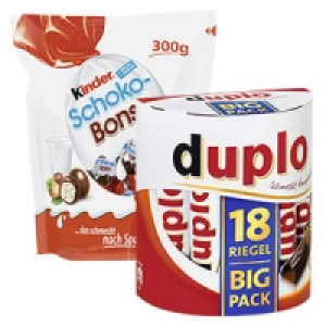 duplo, kinder Riegel oder Schoko-Bons 2.79 €