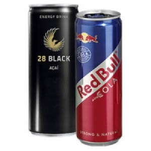 Red Bull Cola oder 28 BLACK Energydrink