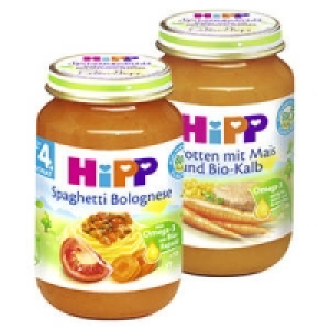 Hipp Men&uuml; ab dem 4./6. Monat