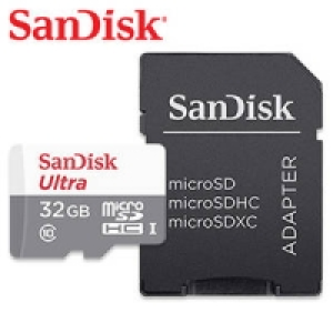 Highspeed-microSDHC-Speicherkarte 32 GB mit Adapter