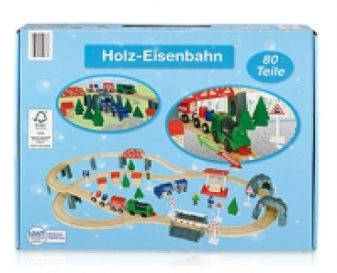 Holz-Eisenbahn oder Holz-Autobahn