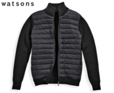 watsons Strickjacke mit Steppeinsatz