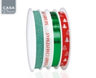 Aldi Süd  CASA Deco Ringelband, Weihnachten