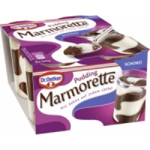 Dr. Oetker Marmorette Dessert mit Sahne/Paula Pudding