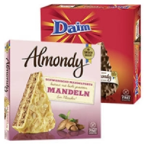 Almondy Schwedische Mandeltorte oder Schokoladentorte Daim