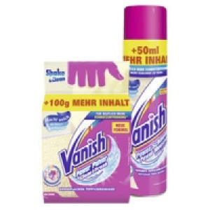 Vanish Teppich-Reiniger Power-Pulver oder Power-Schaum