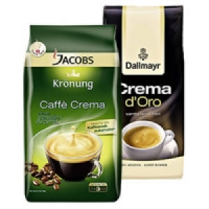 Dallmayr Crema dOro, Kr&ouml;nung oder Jacobs Crema DAroma