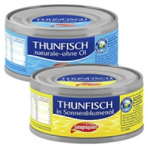 Saupiquet Thunfisch in Sonnenblumenöl oder naturale 1.25 €