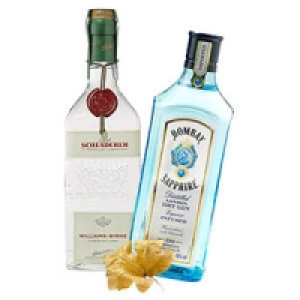 Bombay Sapphire London Dry Gin oder Schladerer Williams-Birne 17.99 €
