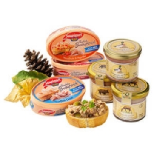 Saupiquet Thunfisch Brotaufstrich oder M&uuml;llers Hubertuswild-Pasteten