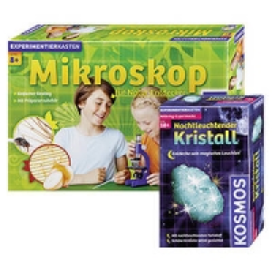 Mikroskop f&uuml;r NaturEntdecker und Nachtleuchtender Kristall