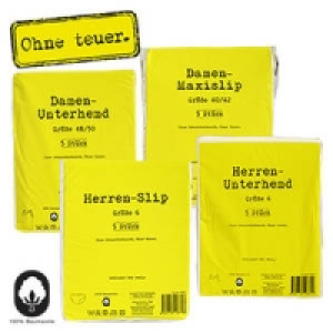 Damen- oder Herrenwäsche