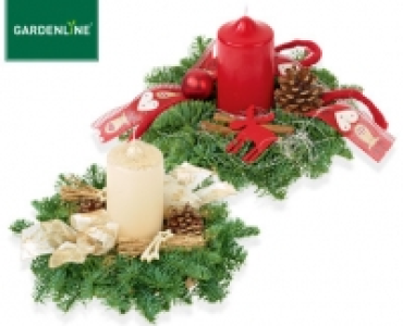 GARDENLINE®Adventsgesteck oder Türkranz 5.99 €