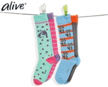 alive®Kinder-Kniestrümpfe, 2 Paar