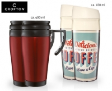 CROFTON Trinkbecher to go, 2-teilig