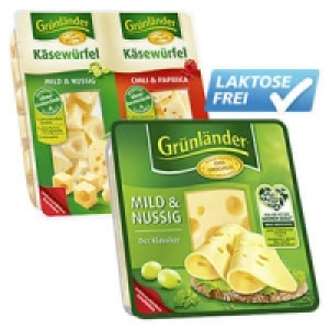 Gr&uuml;nl&auml;nder Scheiben oder K&auml;sew&uuml;rfel