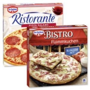 Dr. Oetker Pizza Ristorante Salame 320 g oder Bistro Flammkuchen Els&auml;s
