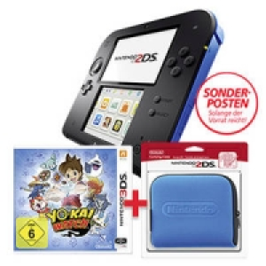 Nintendo 2DS inkl. Yo-Kai Watch und Tasche