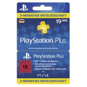 PlayStationPlus - 3-Monate Mitgliedschaft