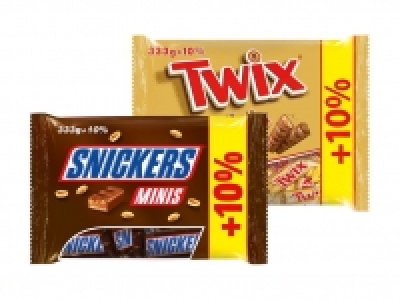 Snickers/Twix/Mars/Milky Way/Bounty Minis 2.22&nbsp;&euro;