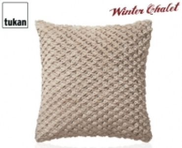 tukan Deko-Fellkissen Winter Chalet