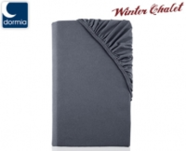 dormia Spannbetttuch Winterjersey Winter Chalet