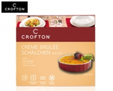 CROFTON®Crème Brûlée Schälchen, 4er-Set