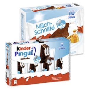 kinder Pingu&iacute; oder Milch-Schnitte