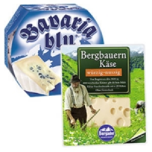 Bergbauern Scheiben, w&uuml;rzignussig oder Bavaria blu Minitorte